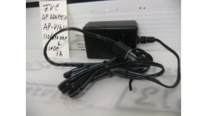 JVC AP-V16U 110/240vac to 11vdc 1a power adapter